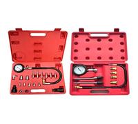 KIT Testeur compression / Compressiomètre moteurs DIESEL 20 pcs + ESSENCE 9 pcs