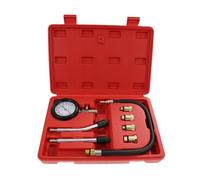 Kit Testeur De Compression Compressiomètre Pour Moteur Essence 0-20 Bars Ou 0-300 Psi Avec 4 Adaptateurs De 10 À 18 + Coffret