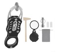 Kit testeur de pièces compact et portable avec chambre de test en métal et étriers de précision pour une vérification précise de l'authenticité des pièces sur le terrain