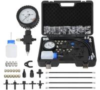Kit Testeur de Pression Diesel Common Rail - Manomètre Haute Pression 2000 Bar avec Soupape de Sécurité - Outil de Diagnostic pour Atelier Mécanique Professionnel