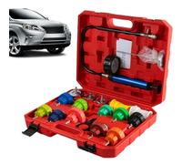 Kit testeur pression liquide refroidissement,Outils automobiles de recharge sous vide - Kit De Test De Pression Et De Remplissage Sous Vide Du Liquide De Refroidissement - pour atelier garage véhicule