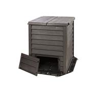 Composteur Thermo-Wood 400 L brun + grille de fond.