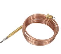 Kit thermocouple pour poêle à gaz Equipement de protection du chauffage Sonde de détection de température avec écrou (1500mm)