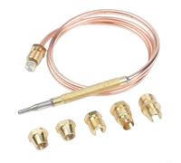 Kit Thermocouple Type K M6x0.75 pour Gaz - Sonde Température 60cm Chaudière pour cheminée BBQ(60CM)