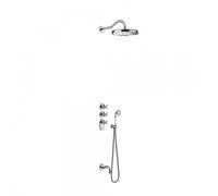 Kit thermostatique baignoire encastré avec fermeture et réglage du débit (2 voies) - TRES 24235301