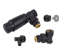 Kit Thermostatique Radiateur Noir Mat 15x21 (1/2)