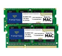 Kit Timetec 8 Go (2 x 4 Go) compatible avec Apple DDR3 1333 MHz PC3-10600 pour MacBook Pro (d but/fin 2011 13/15/17 pouces), iMac (mi-2010, mi-fi