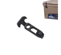 Kit Tirant Caoutchouc - Conception Poignée T Avec Fini Noir, Loquets Tirant Verrouillage Sécurité Pour Armoires Outils, Attrape Capot Robustes Avec Supports Installation | Un Mécanisme Verrouil