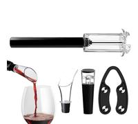 Kit tire-bouchon de vin, décapsuleur de vin multifonctionnel, kit de 4 tire-bouchons manuels, tire-bouchon portable pour barmen, serveurs et serveurs de restaurant