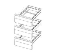 Kit Tiroir 3 x GN 1/1 pour Table Réfrigérée Série 700