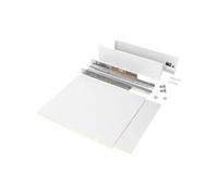 - Kit tiroir blanc pour cuisine et salle de bain Vertex Pour module de 45 cm - hauteur de 9.3 cm
