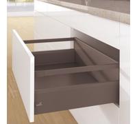 Kit tiroir DesignSide ArciTech-profil H126mm-dos H218mm-anthracite-L500mm HETTICH