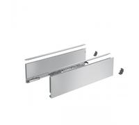 Kit tiroir profils paroi fine AvanTech YOU - hauteur 139 mm - argent - longueur 270 mm HETTICH