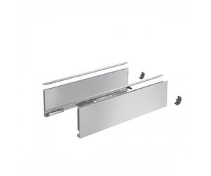 Kit tiroir profils paroi fine AvanTech YOU - hauteur 139 mm - argent - longueur 550 mm HETTICH