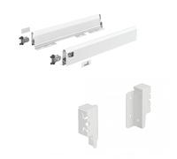 Kit tiroir simple ArciTech - profil hauteur 94 mm - blanc - L550 mm HETTICH