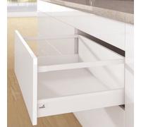 Kit tiroir tringles ArciTech-profil H94mm-dos H250 mm-blanc-L350 HETTICH