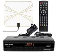 KIT TNT HD - HD LINE - Décodeur DVB-T2 H.265 - Mini Antenne HDTV - HDMI/Péritel - PVR USB