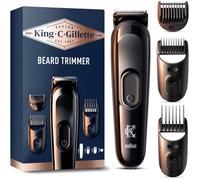 Kit tondeuse à barbe pour homme,tondeuse sans fil + lames aiguisées de longue durée et 3 régulateurs de longueur interchangeables