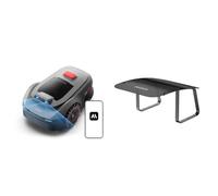 Kit Tondeuse robotisée MOVA ViAX sans Fil périphérique, recommandé pour 250 m², cartographie Automatique UltraEyes assistée par IA, détection d'obstacles Dual-Vision, Pack Garage Inclus.