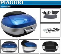 Kit Top Case Fixation d'origine Piaggio DQ bleu 261/A MP3 300 500 2014-2016