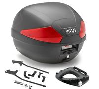 Kit Top-Case Givi B29N 29LT Noir + Platine MonoLock Kawasaki ER-6N 650 2005 2006