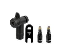Kit topeak turboflow valve combo avec rapidhead noir