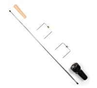 Kit tournebroche pour barbecue 70 cm