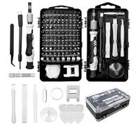 Kit Tournevis de Précision 115 en 1 pour Réparation Électronique et Bricolage Maison, Embouts Acier CRV pour iPhone PS5 Switch MacBook PC Lunettes et Montres