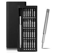 Kit Tournevis de Précision,Mini 24 en 1 Set Outils Portables,avec T2/T3/T4/T5/T6/T8/T10/T15, Cruciforme PH000/PH00/PH0/PH1/PH2,Triwing Y1,etc,pour la Réparation de Phone,Laptop,Caméra,Montres