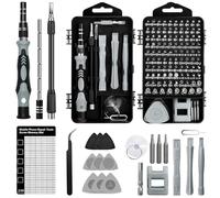 Kit Tournevis Precision Mini 122 en 1, Set Demontage PC Portable, Outils Réparation Mécanique Petit,Ensemble Réparer Informatique Professionnel pour Electronique,Smartphones,Tablettes,Lunettes,Montres