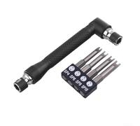 Kit Tournevis Précision pour crv 50mm L Kit Tournevis Précision(U Type set) | Acier chrome-vanadium, pointe 50mm, en L, résistant à l'usure, pour idéal bricolage