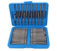 Kit Tournevis Torx PZ PH Plat Hexagonal Extra Long 50 Pièces AT822