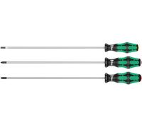 Wera Jeu de tournevis 335/350/355/3 Kraftform Plus lames extra-longues 300 mm 3 pièces