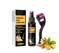 Kit Traitement Avancé Repousse Cheveux, Essence Anti-Chute + Rouleau Micropointe, Spray de Croissance, Nourrir les Racines des Cheveux, Sérum Fortifiant et Revitalisant