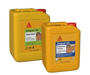 Kit Traitement & Protection Toiture 5L : Sika Stop Vert Traitement anti-traces vertes prêt à l'emploi & Sikagard Protection Toiture Imperméabilisant, hydrofuge, incolore, protection longue durée