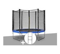 Kit Trampoline Jardideco Atlas Ø 2,44 M Bleu + Echelle