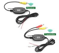 Kit Transmetteur vidéo RCA Kit avec récepteur sans fil pour appareil photo voiture caméra de recul sans fil 2,4 GHz Moniteur et parking