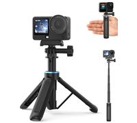 Kit trépied mini perche à selfie 14.5in / 37 cm pour DJI Osmo Action 5-Pro | Poignée 2 en 1 Vlog avec adaptateur magnétique à libération rapide, pour GoPro Hero 13/12/11/10/9/Max2 - Accessoires pour