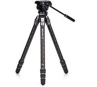 Kit trépied vidéo Benro Tortoise 34CLV + Tête S4PRO Noir Noir G