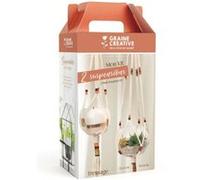 Graine créative Kit Tressage 2 Suspensions Rouge G