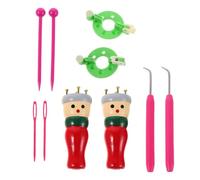 Kit Tricotin en Bois pour Débutants, Mini Outil Portable de Tressage | Usage Créatif en Déplacement, Compatible Fils et Cordons Variés, pour Loisirs Manuels et Projets Décoratifs Couleur Aléatoire