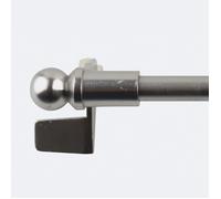 Kit tringle à rideaux Sans-Perçage Extensible 40-60cm Nickel Mat - Boulet