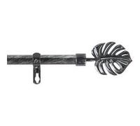 Kit Tringle Déco Extensible "Tropi" 120-210cm Noir Noir G