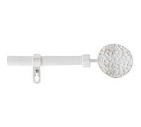 Kit tringle décorative Bullette - L 120 / 210 x D 1,9 cm - Blanc Blanc G