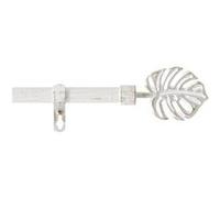 Kit tringle décorative Tropical - L 120 / 210 x D 1,9 cm - Blanc