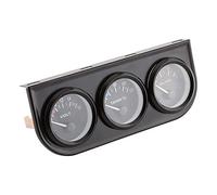Kit triple manomètre huile/volt/eau 52 mm instruments de mesure 3 en 1 pour voiture indicateur de température d'eau manomètre d'huile avec capteur