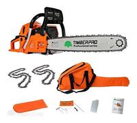 Kit Tronçonneuse Thermique avec Guide 50 Cm + 2 Chaînes 60cm3 + Sac + Accessoires