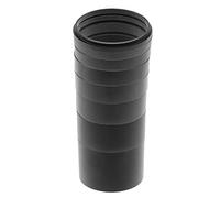 Kit tube d'extension T2 3/5/7/10/12/15/20/30 mm M42 x 0,75 mm pour monoculaire d'astronomie pour caméra des deux côtés Noir Longueur focale
