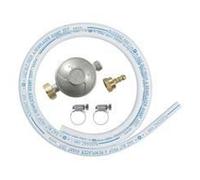 Kit tube souple butane - RIBITECH - Détendeur 28 mbar - 1300g/h - Tuyau souple 150cm - Accessoires inclus