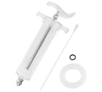 Kit Tubeless 100ml pour Vélo, Outil de Remplissage Liquide Préventif en Polycarbonate, Compatible Presta et Schrader, Entretien Pneus sans Chambre, Kit Réparation Tubeless VTT